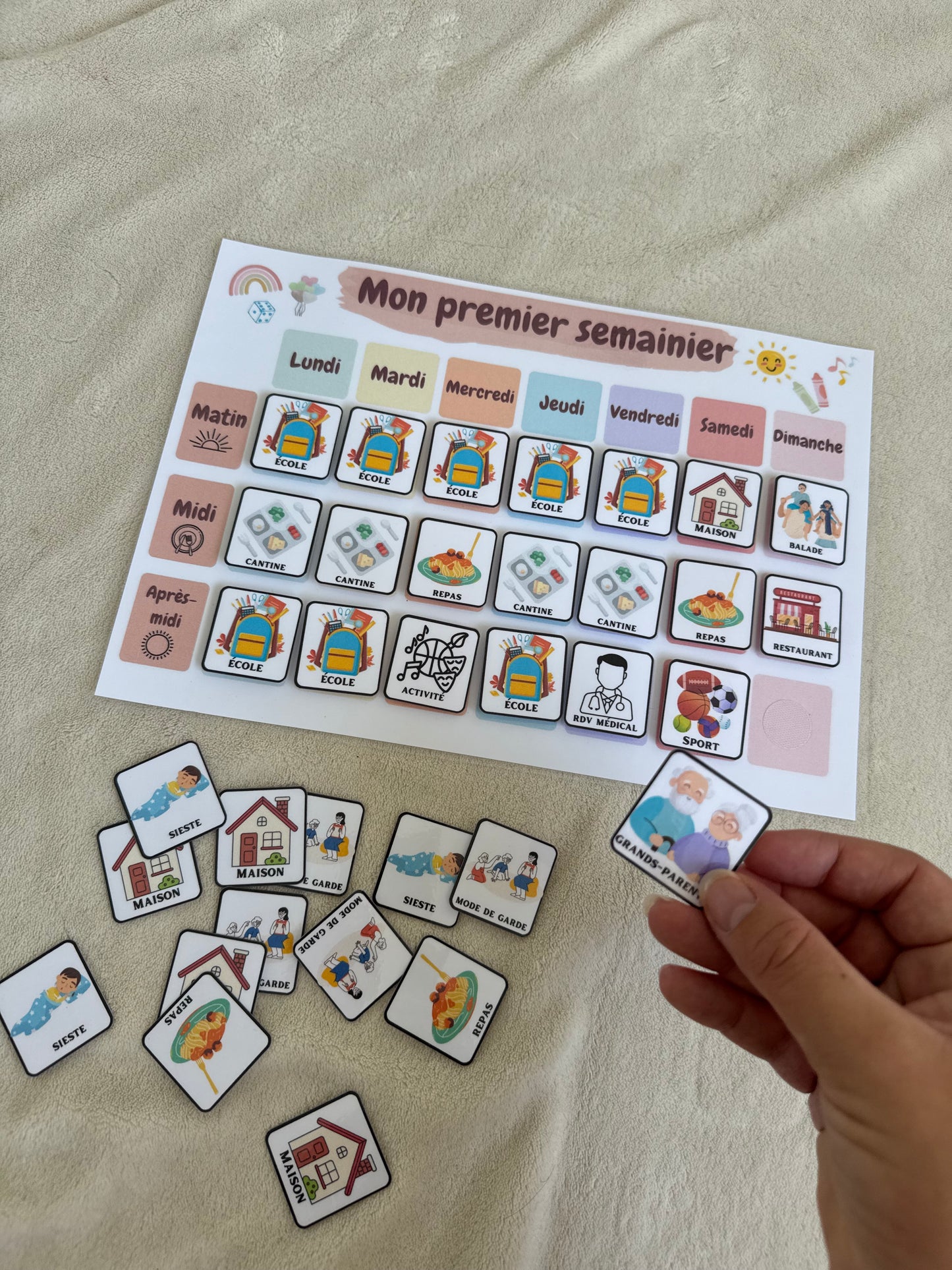 Support | Mon premier semainier