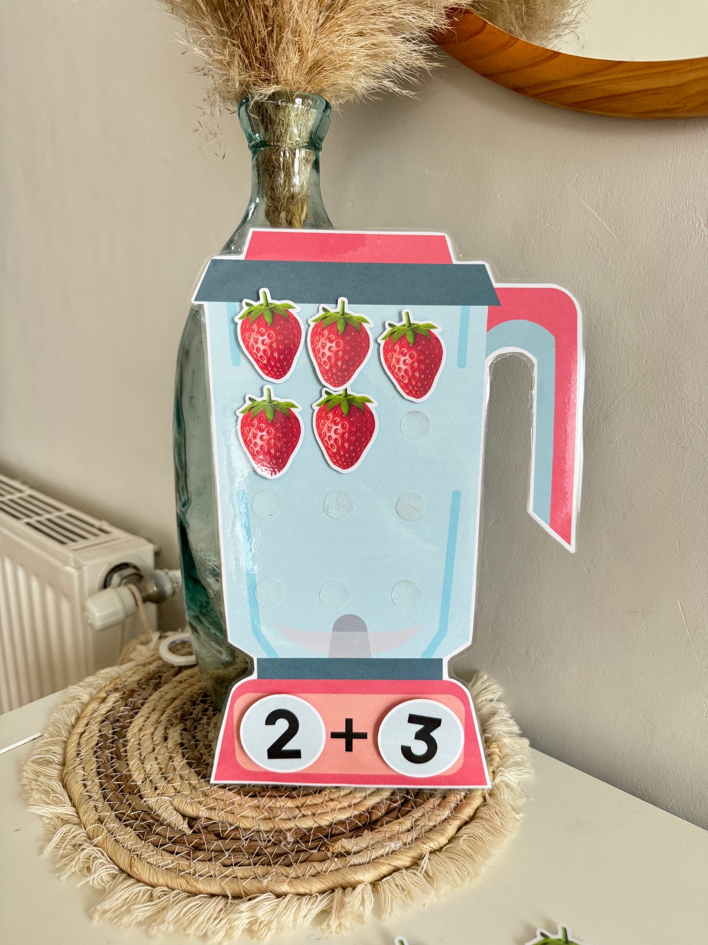 Premiers calculs | Smoothie fraise