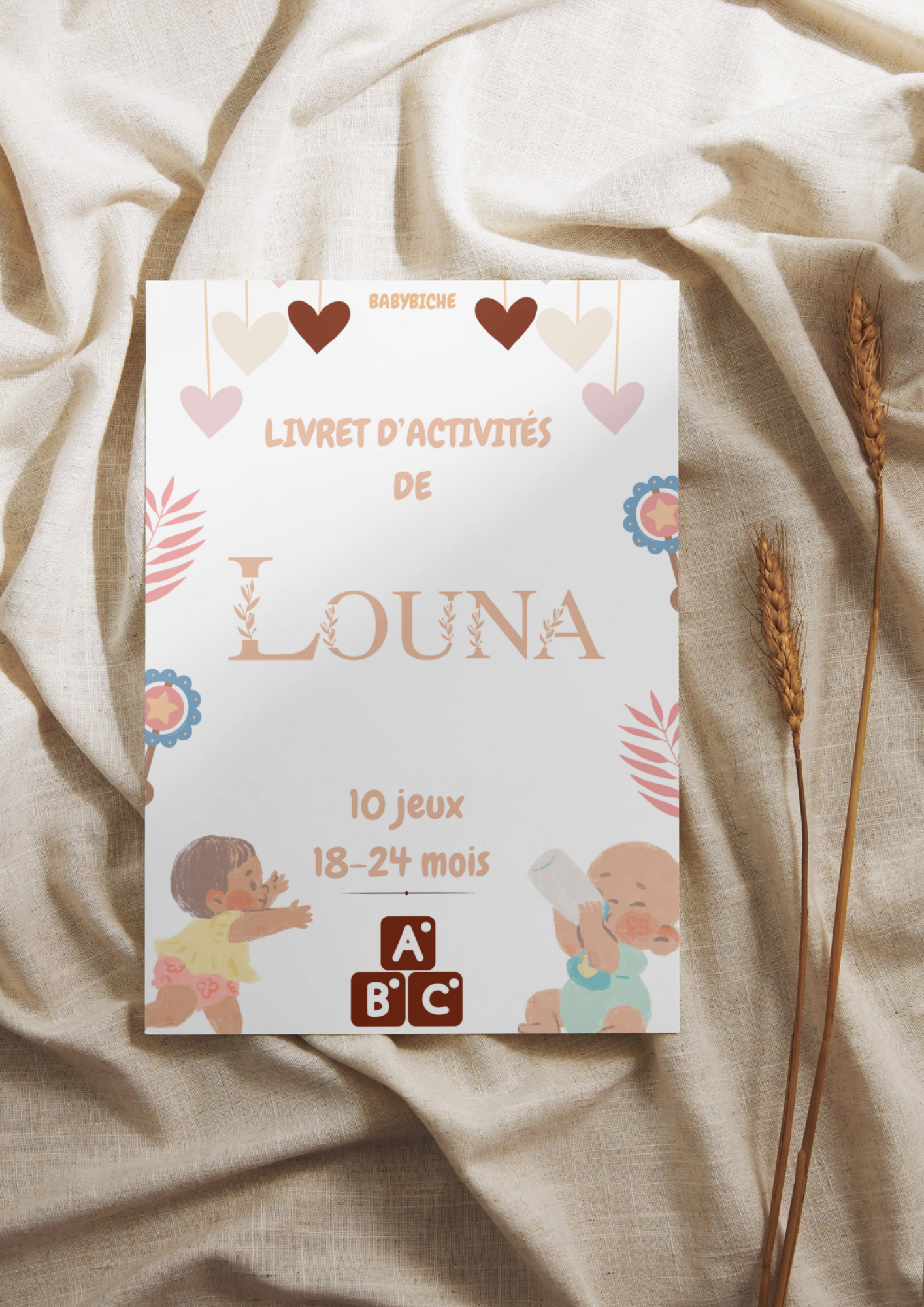 PDF | Livret d'activités | 10 Jeux 18 - 24 mois | 2 Versions
