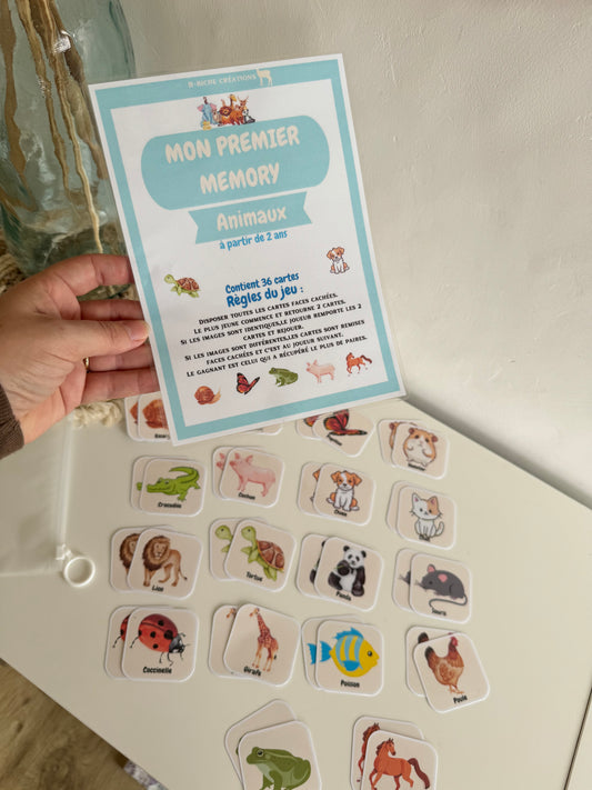 Jeu | Mon premier memory