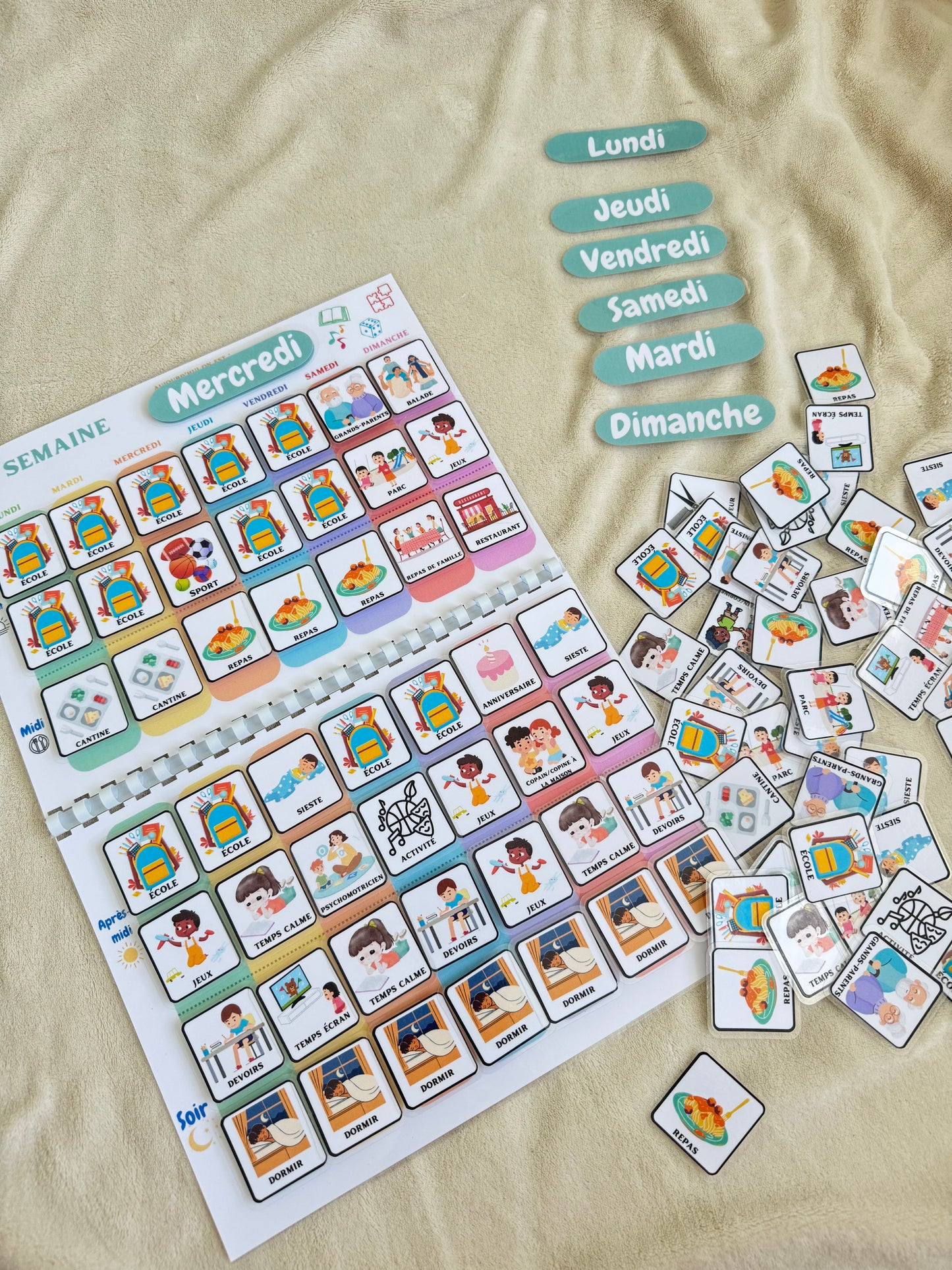 Semainier pour enfant