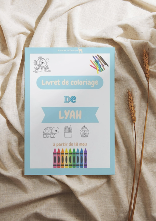 Livret de coloriage réutilisable