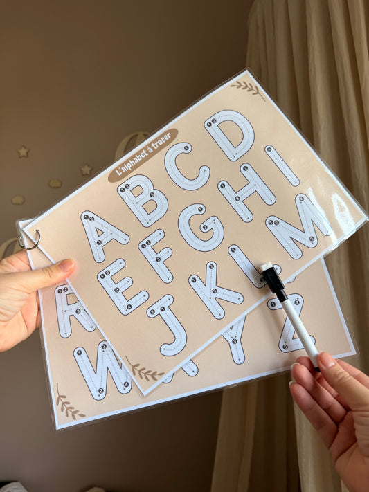 Support | Alphabet à tracer