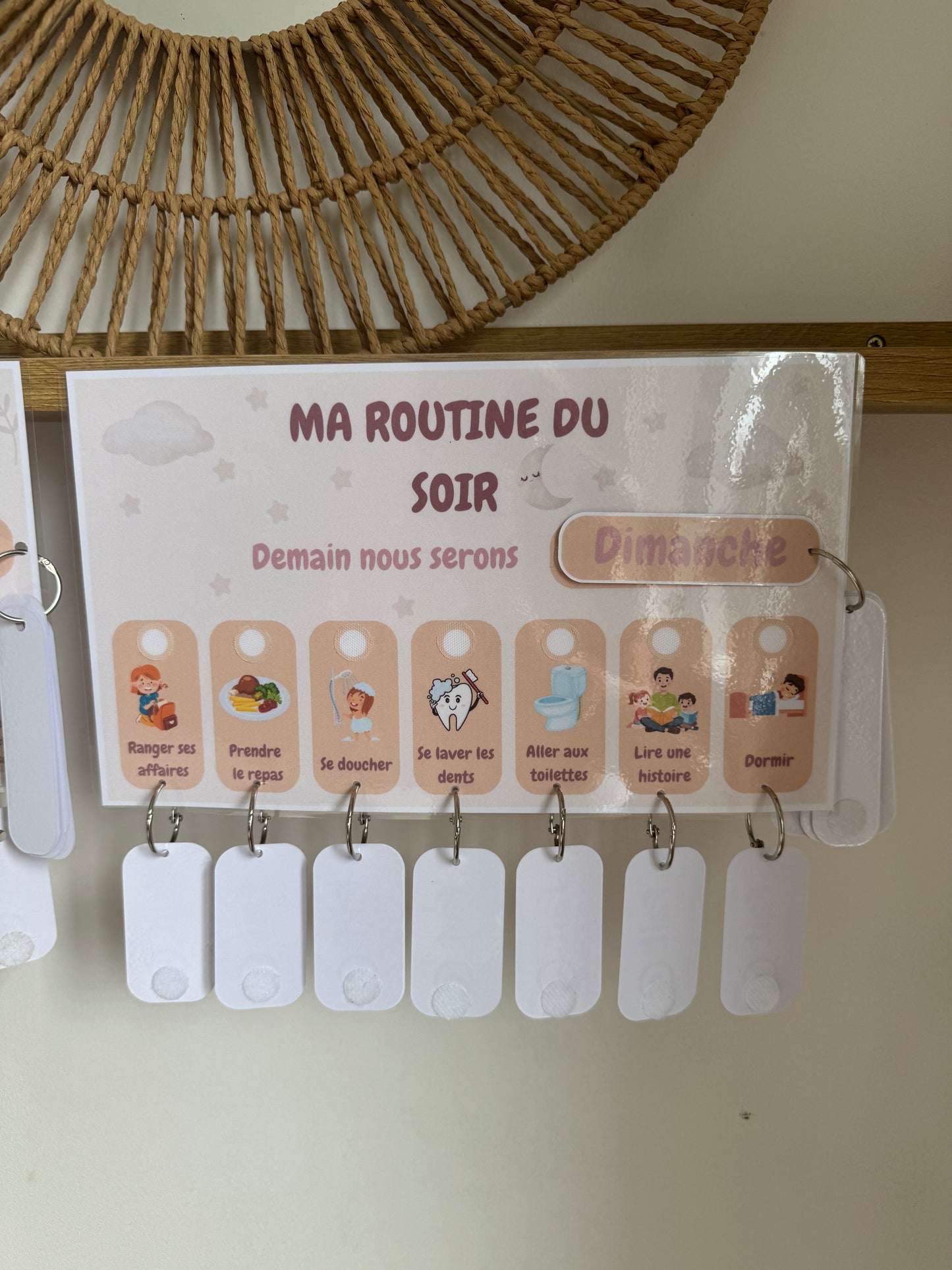 Support routine matin et soir