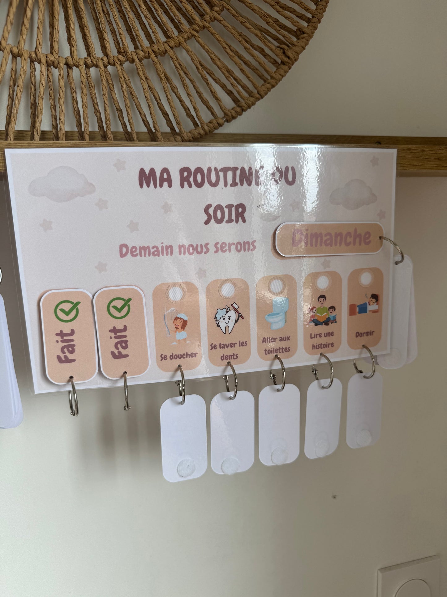 Support routine matin et soir