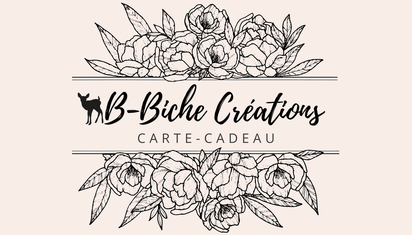 Carte-cadeau B-Biche Créations