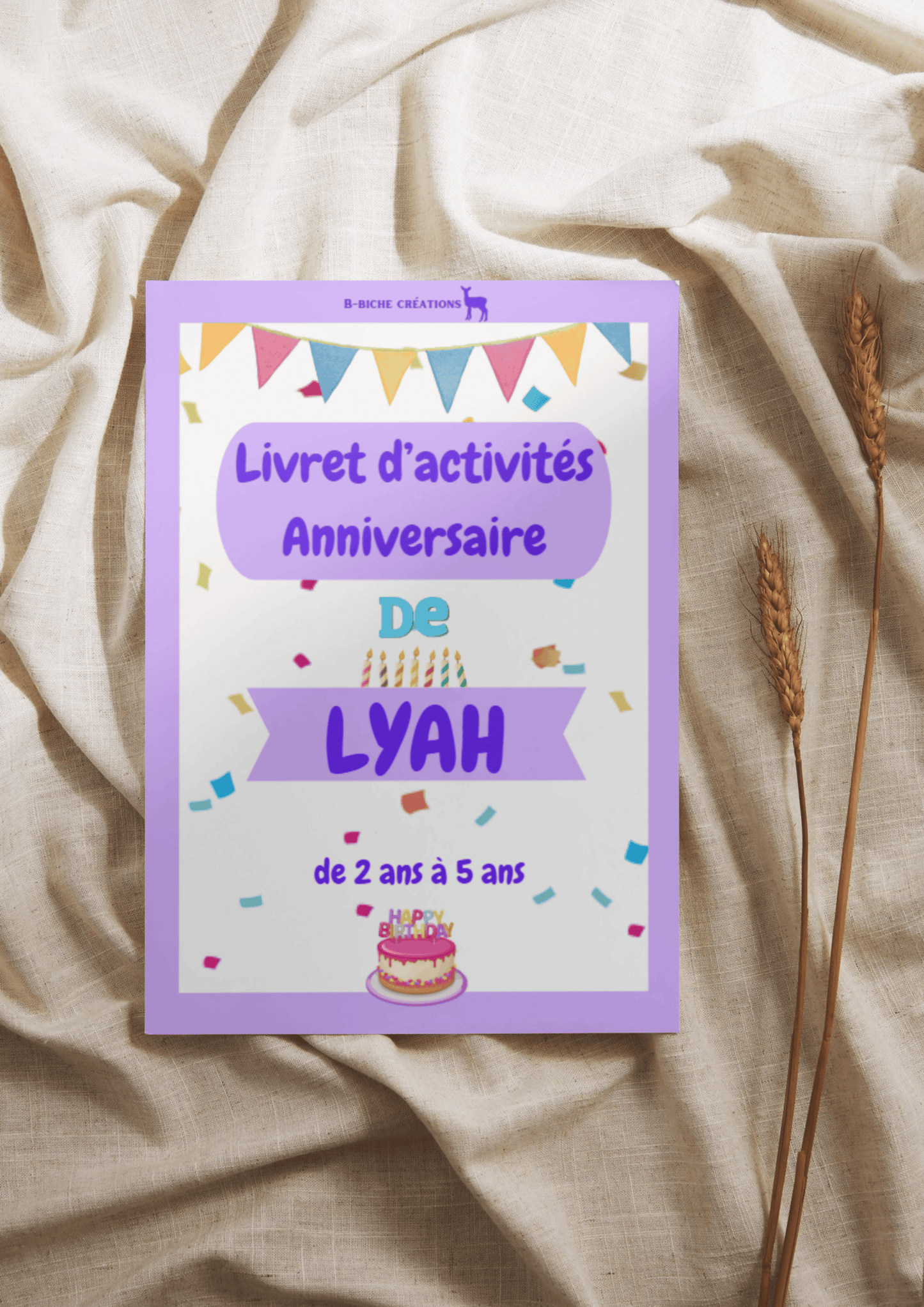 Livret d'activités | Anniversaire