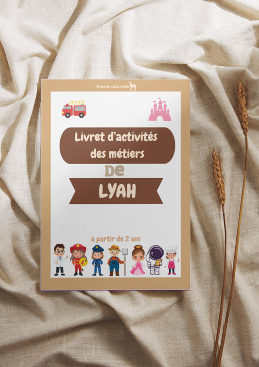 Livret d'activités Des Métiers