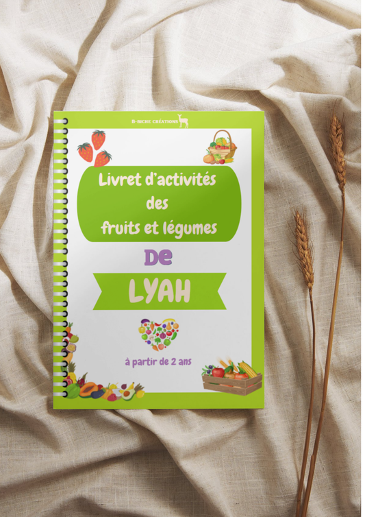 Livret d'activités Des fruits et légumes