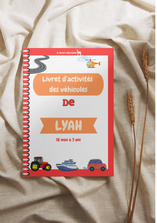 Livret d'activités des véhicules