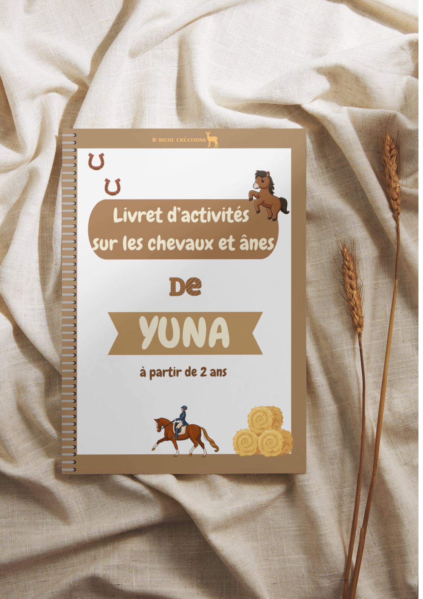 Livret d'activités sur les chevaux et ânes