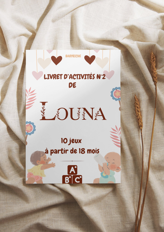 Livret d'activités | 10 Jeux à partir de 18 mois | Version 2