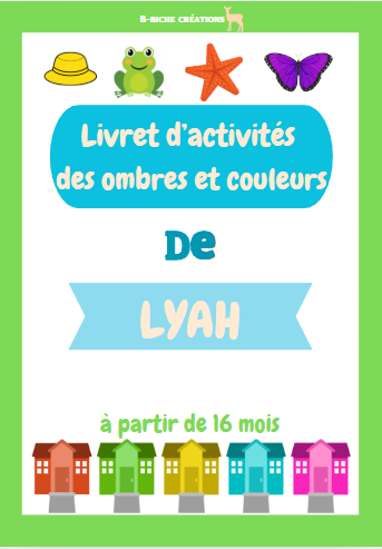 Livret d'activités | Des ombres et couleurs